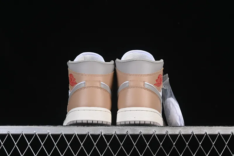 All categories Air Jordan Jordan series basketball shoes Air Jordan 1 Mid Air Jordan 1 Mid AJ1 Joe 1 white wheat Chinese culture and leisure sneakers DQ8426-200